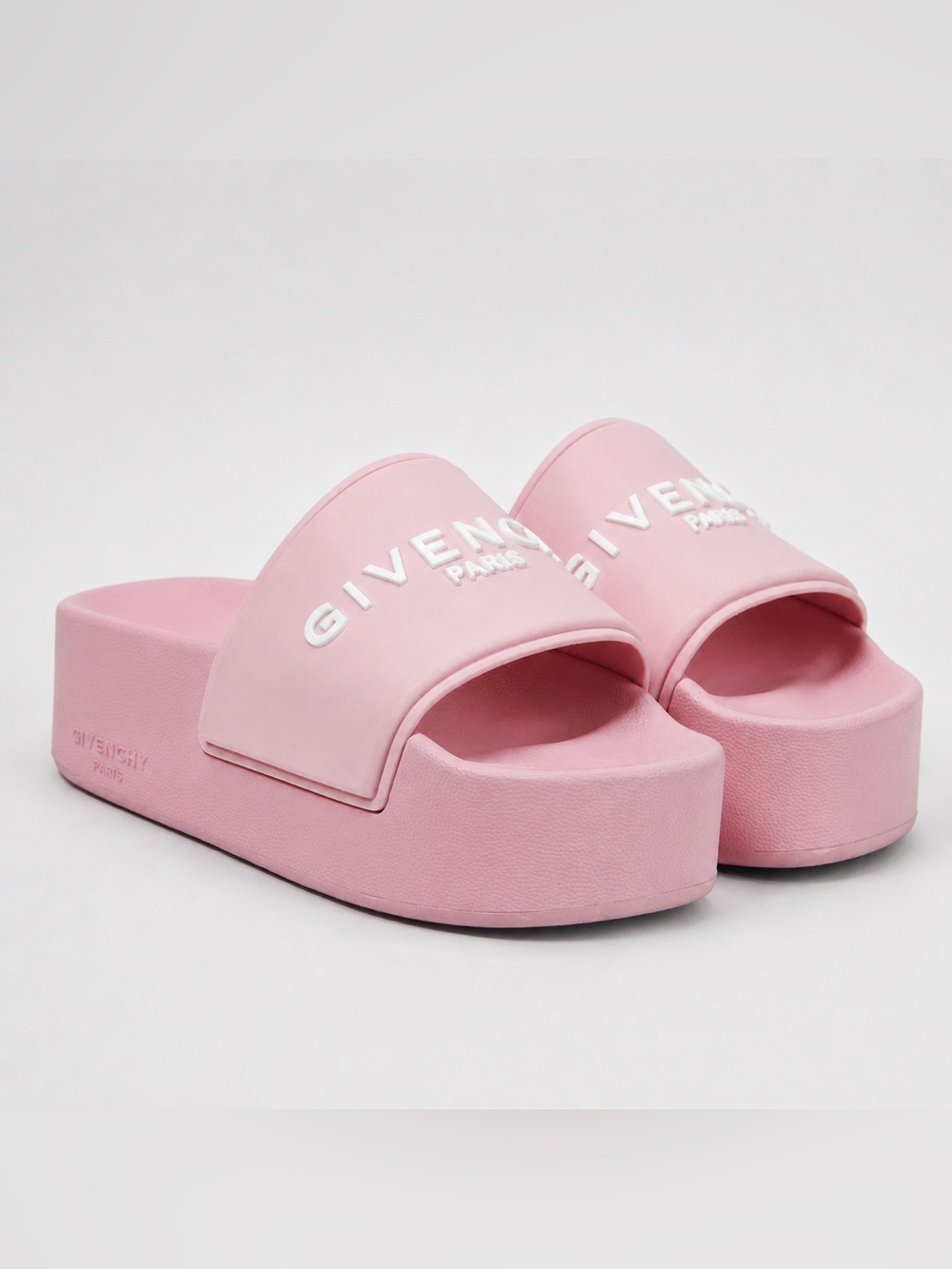 Givenchy Logo Platform Slides Blossom Pink EU 41 / US 11